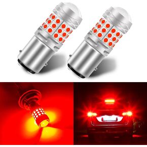 Teguangmei 1157 LED Bulb Super Bright 6000K White 2057 2357 7528 BAY15D Backup Reverse Light with Projector 3030 42SMD Chips Back Up Light Tail Lights Turn Signal Light, Pack of 2 in Saudi Arabia