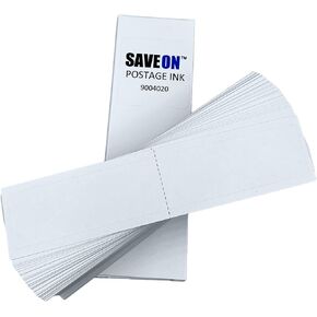 Save On Postage Ink - Hasler 9004020 Compatible Postage Meter Double Labels – for WJ60, WJ65, WJ90, WJ95, WJ110, WJ135, WJ150 POWERPOST (7" x 1 9/16")