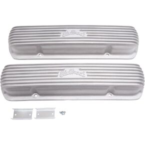 Edelbrock 41309 Valve Cover Kit (Classic Finned Pontiac V8 62-79)