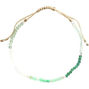 BALIPURA- Pure Love Aura Bracelet for Women - 2mm SMALL (TINY) BEADS Rose Quartz, Amazonite, 925 Solid Silver Beads - Crystal Bracelets for Cleansing Aura