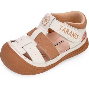TARANIS Baby Sandals Toddler Boys Girls Barefoot Non-Slip Rubber Sole Shoes Closed Toe Infant First Walker Shoes