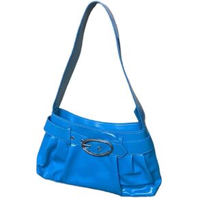Shouder Bag Blue Purse Hobo bags for Women Small Y2k Purse Cute Purses Blue Handbag Y2K Bag PU Clatch