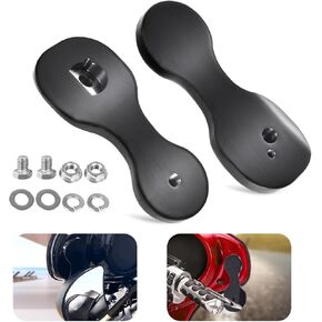 إكسسوارات Street Glide، طقم محول دعامة مرآة للرؤية الخلفية للدراجات النارية من أجل Harley Touring Street Glide CVO Bagger مع جناح الخفاش 2014-2023 in Kuwait