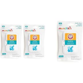 Munchkin® Arm & Hammer Pacifier Wipes - Safely Cleans Baby and Toddler Essentials, 1 Pack, 36 Wipes