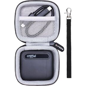 L LTGEM EVA Hard Storage Case for Toshiba Canvio Advance 1TB / 2TB / 4TB Portable External Hard Drive USB 3.0 - Travel Protective Carrying Bag