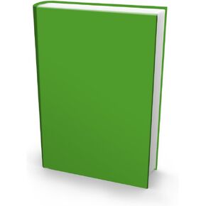 Book Sox Stretchable Book Cover: Jumbo Solid Green. Fits Most Hardcover Textbooks up to 9" x 11". Adhesive-Free, Nylon Fabric School Book Protector. Easy to Put On. Washable & Reusable Jacket.