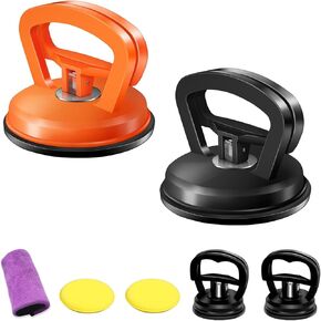 Dent Puller, 4 Pack Suction Cup Car Dent Puller Kit, Car Dent Removal Kit Dent Remover Tool and Dent Repair Kit for Car Body Dent, Glass, Screen, Tiles Lifting and Objects Moving