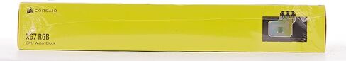 كورسير وحدة معالجة الرسومات الجرافيكية XG7 RGB RX 7900 XTX من هيدرو اكس - لوحدة معالجة الرسومات الجرافيكية AMD راديون RX 7900 XTX - نحاس مطلي بالنيكل - لوحة خلفية وكيبل محول ARGB 5 فولت - اسود in Kuwait