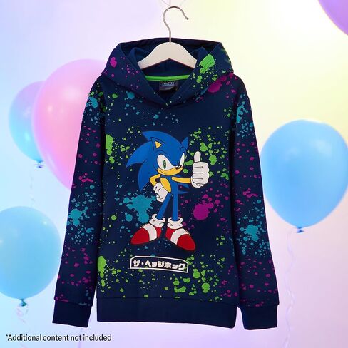 Sonic The Hedgehog Boys' Hoodies - Hooded Sweatshirt for Kids Lounge Wear Street Style 4-12 Years Gamer Gifts for Boys in Saudi Arabia