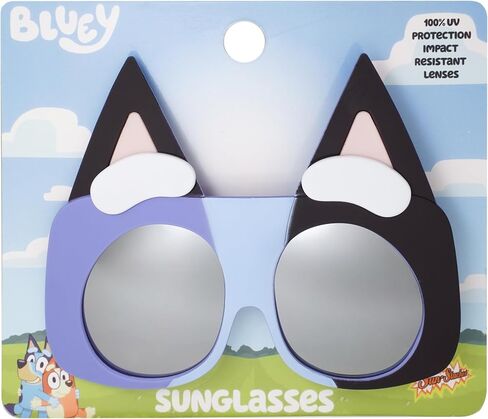 Sun-Staches Bluey Official Sunglasses | Dress up as Bluey, Bingo, Socks or Muffin | UV 400 | One Size Fits Most in Saudi Arabia