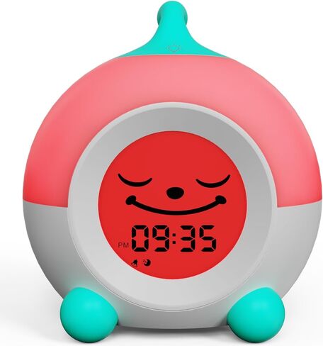 I·CODE Teach Me Time Kids Alarm Clock, Children's Sleep Trainer with Emoji,Toddler Sleep Aid Night Light with Auto-Off Timer,Perfect for 2-9 Years Old Younger Children in Saudi Arabia