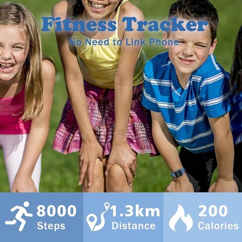 Kids Watch Digital Watch for 5-12 Years Old Boys Girls, Kids Fitness Tracker Watch with Alarm Clock, Stopwatch, Step Counter Sports Watch, No App Waterproof Watch for Kids Teens Gifts in Kuwait