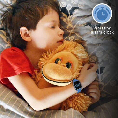 Kids Watch Digital Watch for 5-12 Years Old Boys Girls, Kids Fitness Tracker Watch with Alarm Clock, Stopwatch, Step Counter Sports Watch, No App Waterproof Watch for Kids Teens Gifts in Kuwait