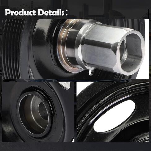 Engine Harmonic Balancer Compatible with Chevrolet Cruze 2011, Sonic 2012-2017, Trax 2013-2019; Buick Encore 2013-2016 Replaces OE Number: 55571403, 55574772, 594-720, 594720 in Saudi Arabia