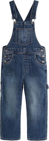 KIDSCOOL SPACE Girls Slim Denim Overalls,Little Big Kids 3 Buttons Both Sides Jean Dungarees Pants in Saudi Arabia