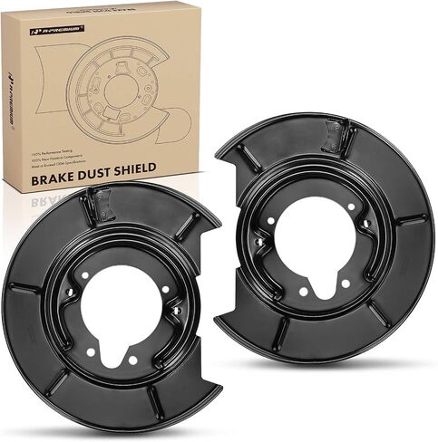 A-Premium Rear Driver and Passenger Side Brake Dust Shield Compatible with Select BMW Models - 318i 1985/1991-1992, 318ti 1995-1999, 323ti, 325, 325e, 325i, 325iX, Z3 - Replace# 34116857978, 2-PC Set in Saudi Arabia