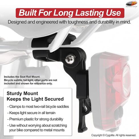 Cygolite Hypershot 350 & 250 Lumen Bicycle Taillight Models–7 Night & Daytime Modes–User Tunable Flash Speeds- Small & Durable–IP64 WaterResistant–Secure Hard Mount–USB Recharge–Great For Busy Streets in Saudi Arabia