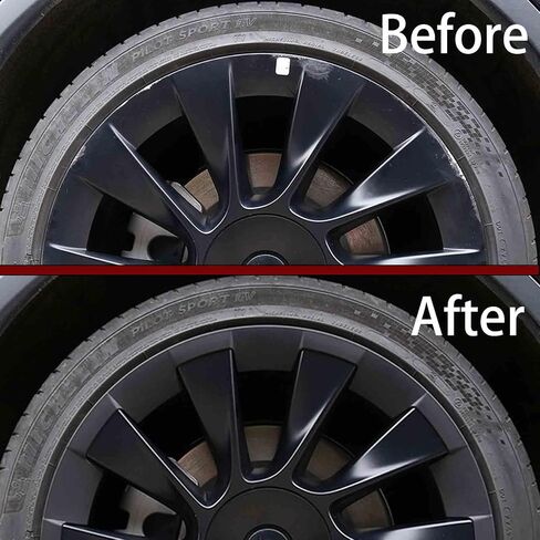 ل تسلا نموذج Y 21 بوصة عجلة ريم حامي Hubcap Uberturbine عجلات غطاء حافة الإطارات حلقات الكسوة ماتي الأسود 4 قطعة نموذج Y الملحقات in Saudi Arabia
