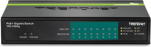 TRENDnet 16-Port Gigabit PoE+ Switch, 16 x Gigabit PoE+ Ports, 246W PoE Power Budget, 32 Gbps Switching Capacity, Desktop Switch, Ethernet Network Switch, Metal, Lifetime Protection, Black, TPE-TG160g in Saudi Arabia