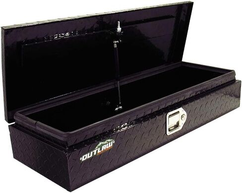 Outlaw OU2001 ATV/UTV Front Aluminum Storage Box Rack Cargo Mount Trunk Luggage - Offroad Trail Storage Container for Quads, Four Wheeler, Utility Vehicles - Weather Proof - Black Powder Coat in Kuwait