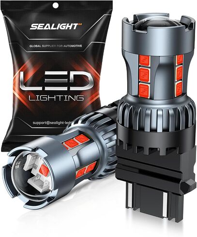 SEALIGHT 3156 3157 LED Bulb White Reverse Lights, 3056 3057 4057 4157 LED Light Bulb with Projector Replacement for Tail Light, Backup Light,Brake Parking,Pack of 2 in Saudi Arabia