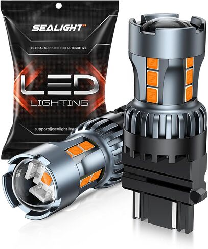 SEALIGHT 3156 3157 LED Bulb White Reverse Lights, 3056 3057 4057 4157 LED Light Bulb with Projector Replacement for Tail Light, Backup Light,Brake Parking,Pack of 2 in Saudi Arabia