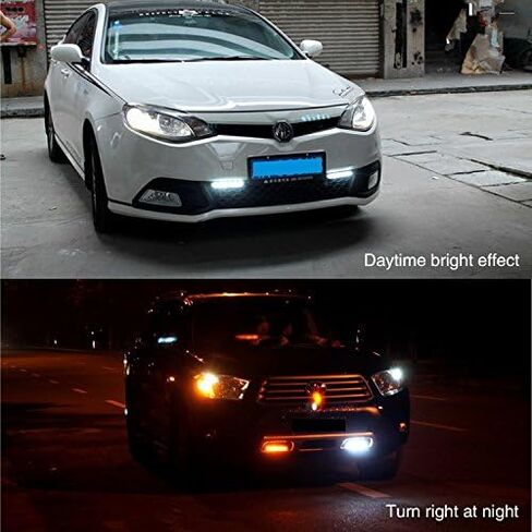 Auto 2PCS Fit 6 LED High Power LED Daytime Running Lights Driving Lamp Universal Fit LED Car Fog Light in Saudi Arabia