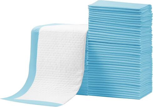 Zdolmy Baby Disposable Changing Pad, 20Pack Soft Waterproof Mat, Portable Diaper Changing Table & Mat, Leak-Proof Breathable Underpads Mattress Play Pad Sheet Protector(13'' 18'') in Saudi Arabia