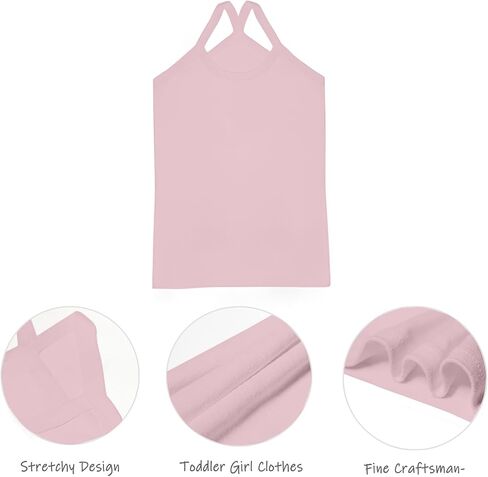Girls' Undershirts Soft Dance Tank Tops Undershirts in Saudi Arabia