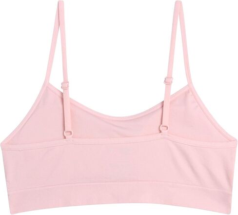 Reebok Girls' Training Bras - 2 Pack Racerback Crop Cami Bralette with Removable Pads - Soft Seamless Bra for Girls (6-16) in Saudi Arabia