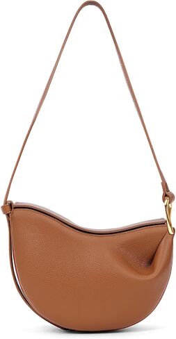 Crescent Crossbody Bags Dumpling PU Shoulder Bag Purses Small Trendy Designer Luxury Faux Leather Hobo Saddle Bag for Women in Saudi Arabia