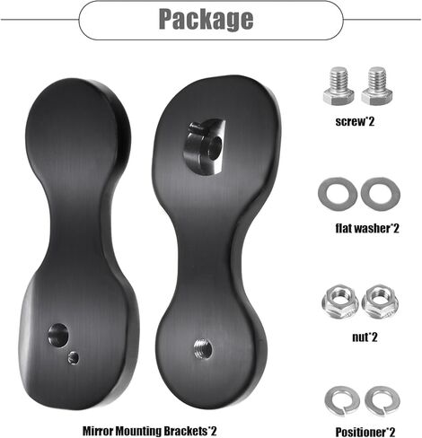 إكسسوارات Street Glide، طقم محول دعامة مرآة للرؤية الخلفية للدراجات النارية من أجل Harley Touring Street Glide CVO Bagger مع جناح الخفاش 2014-2023 in Kuwait