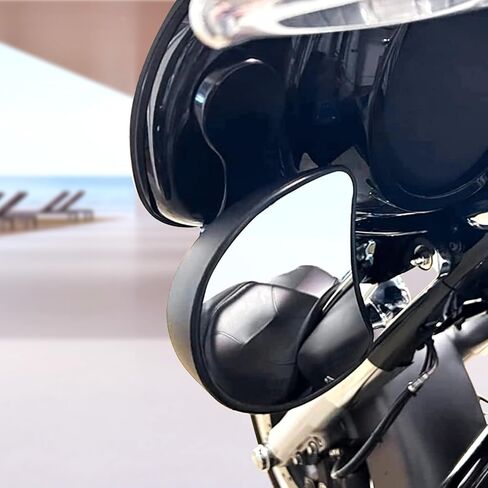 إكسسوارات Street Glide، طقم محول دعامة مرآة للرؤية الخلفية للدراجات النارية من أجل Harley Touring Street Glide CVO Bagger مع جناح الخفاش 2014-2023 in Kuwait