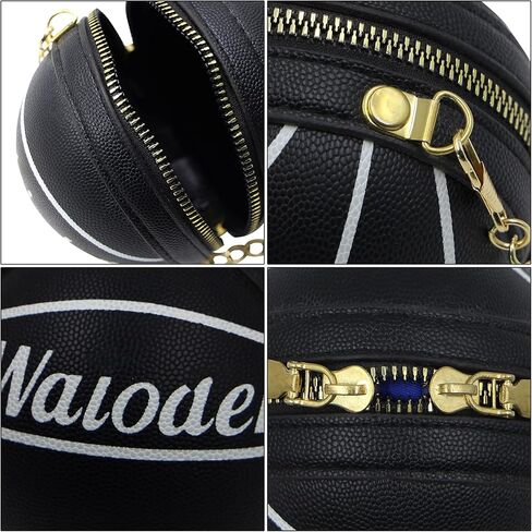 محفظة صغيرة لطيفة على شكل كرة السلة للفتيات حقيبة يد متقاطعة للجسم للأطفال حقيبة كتف كتف من جلد البولي يوريثان حقائب يد مستديرة in Kuwait