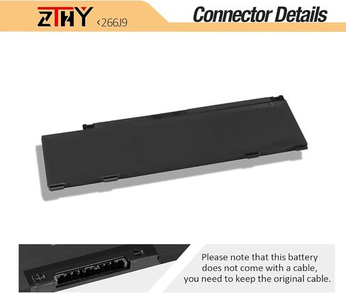 ZTHY 5TF10 Laptop Battery Replacement for Dell Precision 7730 7740 P34E 7530 7540 P74F Series Notebook NYFJH RY3F9 0RY3F9 7M0T6 GHXKY 05TF10 P34E001 P34E002 P74F001 P74F002 7.6V 64Wh in Saudi Arabia