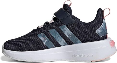 حذاء رياضي adidas Racer TR23 من الدانتيل المطاطي، حبر/شبه وردي سبارك/وردي رملي، 12 US للجنسين للأطفال الصغار in Saudi Arabia
