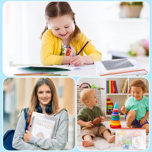 Mesh Zipper Pouch,Waterproof Zipper Bags,18pcs Document Folders,for Puzzle Board Game Storage,for School Office Supplies. in Saudi Arabia