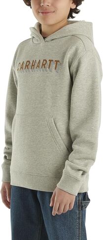 Carhartt Boys' Knit Long Sleeve Hoodneck Sweatshirt in Saudi Arabia