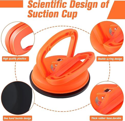 Dent Puller,Car Dent Puller,2 Pack Suction Cup Dent Puller Handle Lifter,Powerful Car Dent Remover,Dent Removal Kit and Dent Repair Puller for Car Dent Repair,Screen,Glass,Tiles and Objects Moving in Saudi Arabia