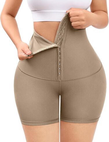 FeelinGirl Shapewear for Women Tummy Control High Waist Body Shaper Shorts Thigh Slimmer Faja Corset Waist Trainer Pants in Saudi Arabia