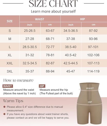 FeelinGirl Shapewear for Women Tummy Control High Waist Body Shaper Shorts Thigh Slimmer Faja Corset Waist Trainer Pants in Saudi Arabia