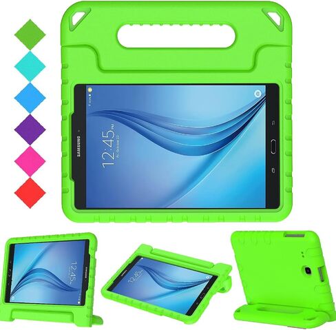 BMOUO Kids Case for Samsung Galaxy Tab E 9.6 - Shockproof Light Weight Protection Convertible Handle Stand Kids Case for Samsung Galaxy Tab E / Tab E Nook 9.6 Inch 2015 Tablet , Rose in Kuwait