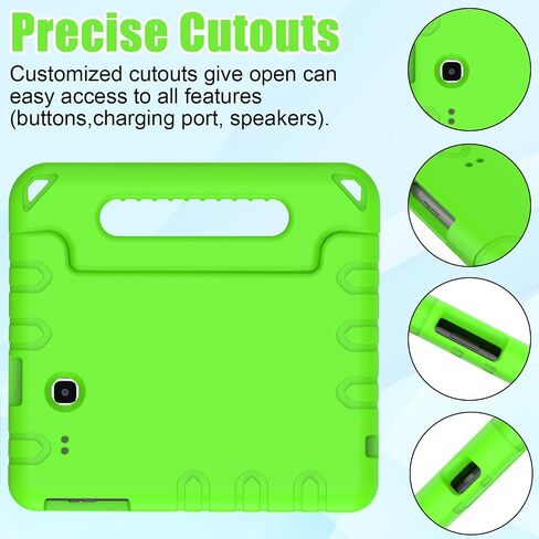 BMOUO Kids Case for Samsung Galaxy Tab E 9.6 - Shockproof Light Weight Protection Convertible Handle Stand Kids Case for Samsung Galaxy Tab E / Tab E Nook 9.6 Inch 2015 Tablet , Rose in Kuwait