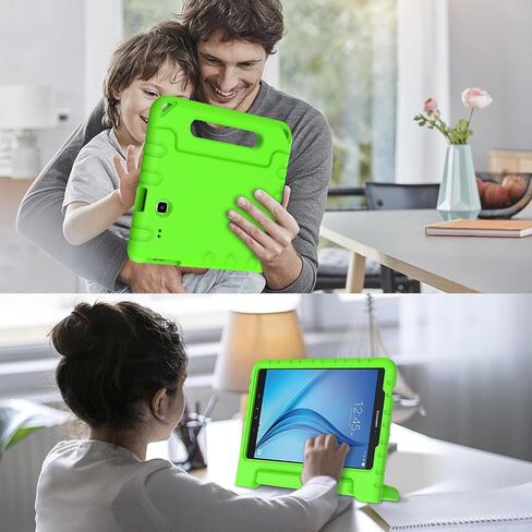 BMOUO Kids Case for Samsung Galaxy Tab E 9.6 - Shockproof Light Weight Protection Convertible Handle Stand Kids Case for Samsung Galaxy Tab E / Tab E Nook 9.6 Inch 2015 Tablet , Rose in Kuwait