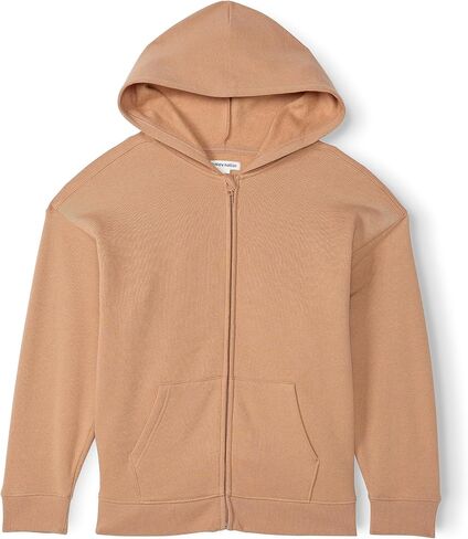 Happy Nation Girls Relaxed Fleece Full Zip Hoodie Sweatshirt in Saudi Arabia