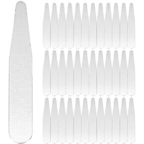 36pcs Stainless Steel Collar Stays Men Suit Collar Stays for Men's Dress Shirts for Him