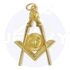 Masonic Collar Jewel Senior Deacon Blue lodge Gold-Platted for Freemasons