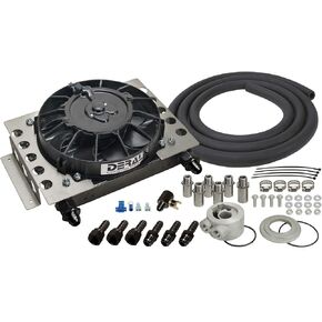 Derale 15450 Atomic-Cool Remote Cooler,Black