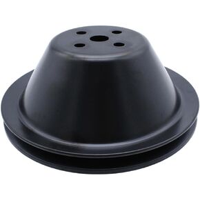 1 Pcs Short Water Pump Pulley SWP Single-Groove For Small Block Chevy SBC 267 305 400