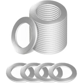 20pcs Oil Drain Plug Gasket Washer Crush Seal,Aluminum Oil Drain Plug Crush Washer,Car Accessories Oil Plug Gasket for CX-3 CX-30 CX-5 CX-7 CX-9 MPV MX-5 MX-6 RX-7 RX-8,Replace #9956-41-400
